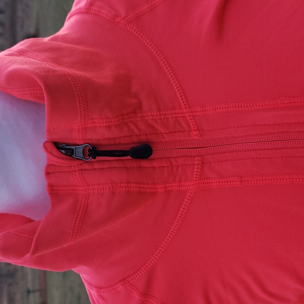 Tangerine Exercise Zip Sweater - Picture 2 of 4
